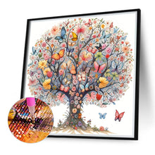 Load image into Gallery viewer, Butterfly Tree-Full Round Diamond Painting-40x40cm
