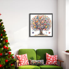 Load image into Gallery viewer, Butterfly Tree-Full Round Diamond Painting-40x40cm
