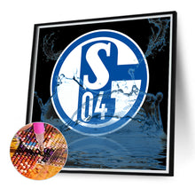 Load image into Gallery viewer, Schalke Logo-Full Round Diamond Painting-40x40cm
