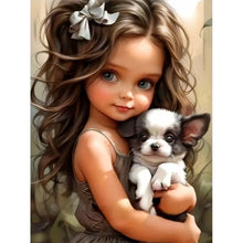Load image into Gallery viewer, Steampunk Girl-Full Round Diamond Painting-30x40cm
