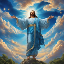 Load image into Gallery viewer, Jesus-Full Round Diamond Painting-30x30cm
