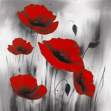 Load image into Gallery viewer, Poppy-Full Round Diamond Painting-30x30cm
