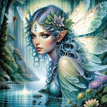 Load image into Gallery viewer, Fantasy Girl-Full Round Diamond Painting-50x50cm
