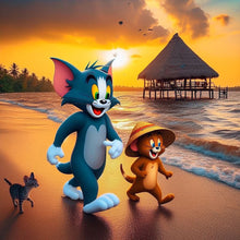 Load image into Gallery viewer, Cartoon-Full Round Diamond Painting-50x50cm
