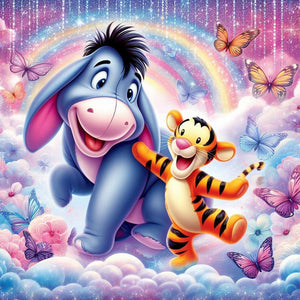 Cartoon-Full Round Diamond Painting-50x50cm