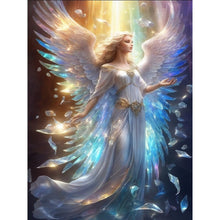 Load image into Gallery viewer, Angel Girl-Full Round Diamond Painting-30x40cm
