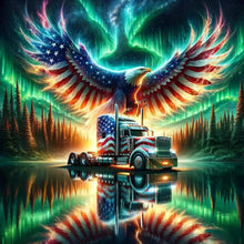 Load image into Gallery viewer, American Eagle-Full Round Diamond Painting-30x30cm

