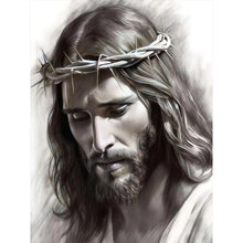 Load image into Gallery viewer, Jesus-Full Round Diamond Painting-30x40cm
