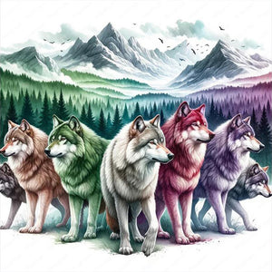 Animal-Full Round Diamond Painting-30x30cm