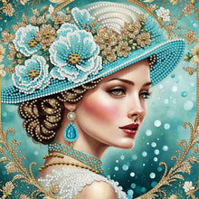 Load image into Gallery viewer, Noblewoman-Partial Special Diamond Painting-30x30cm
