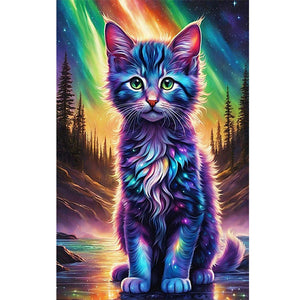 Aurora Animal-Full Round Diamond Painting-40x60cm-Large Size