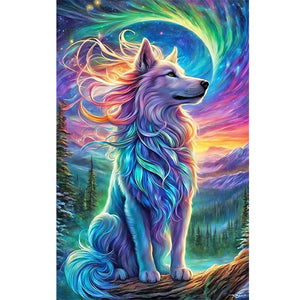 Aurora Animal-Full Round Diamond Painting-40x60cm-Large Size