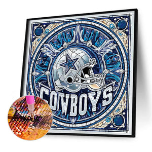 Cowboy-Full Round Diamond Painting-30x30cm
