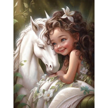 Load image into Gallery viewer, Girl-Full Round Diamond Painting-30x40cm
