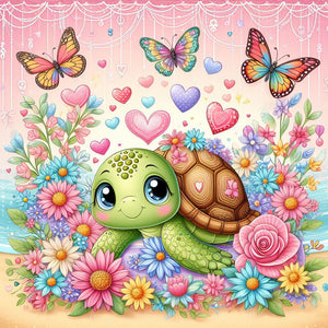 Animal-Full Round Diamond Painting-30x30cm