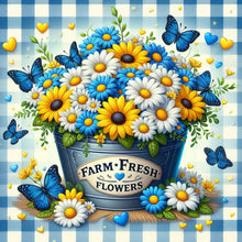 Load image into Gallery viewer, Flower-Full Round Diamond Painting-30x30cm
