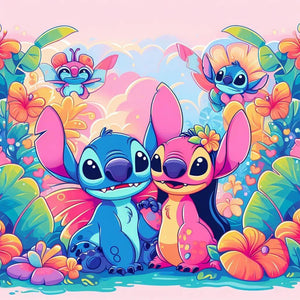 Cartoon-Full Round Diamond Painting-30x30cm