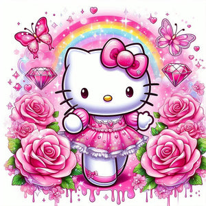 Cartoon-Full Round Diamond Painting-30x30cm