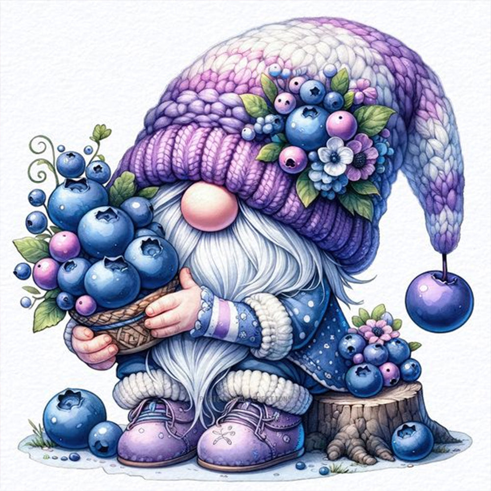 Gnome-Full Round Diamond Painting-30x30cm