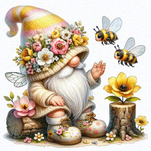 Load image into Gallery viewer, Gnome-Full Round Diamond Painting-30x30cm
