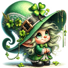 Load image into Gallery viewer, Gnome-Full Round Diamond Painting-30x30cm

