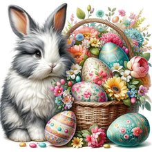 Load image into Gallery viewer, Rabbit-Full Round Diamond Painting-30x30cm
