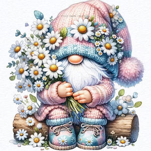 Easter Gnome-Full Round Diamond Painting-30x30cm