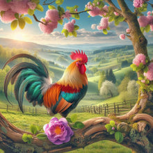 Load image into Gallery viewer, Outdoor Cock-Full Round Diamond Painting-30x30cm
