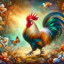 Load image into Gallery viewer, Outdoor Cock-Full Round Diamond Painting-30x30cm

