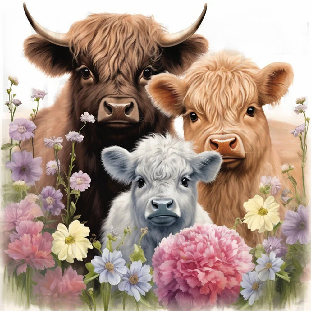 Animal-Full Round Diamond Painting-30x30cm