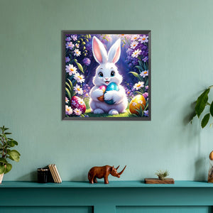 Easter Bunny Egg-Full Round Diamond Painting-30x30cm