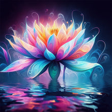 Load image into Gallery viewer, Flower-Full Round Diamond Painting-30x30cm
