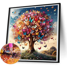 Load image into Gallery viewer, Butterfly-Full Round Diamond Painting-30x30cm
