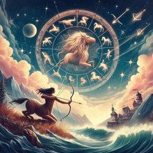 Load image into Gallery viewer, Twelve Zodiac Signs-Full Round Diamond Painting-30x30cm

