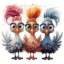 Load image into Gallery viewer, Funny Chicken-Full Round Diamond Painting-40x40cm
