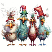 Load image into Gallery viewer, Funny Chicken-Full Round Diamond Painting-40x40cm
