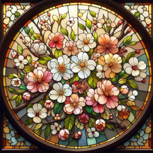 Load image into Gallery viewer, Flower-Full Round Diamond Painting-30x30cm
