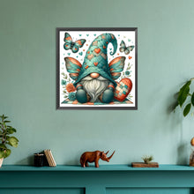Load image into Gallery viewer, Butterfly Gnome-Full Round Diamond Painting-30x30cm
