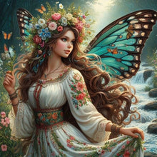 Load image into Gallery viewer, Girl-Full Round Diamond Painting-50x50cm
