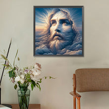 Load image into Gallery viewer, Cloud Jesus-Full Round Diamond Painting-30x30cm
