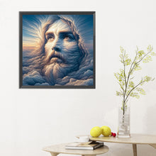 Load image into Gallery viewer, Cloud Jesus-Full Round Diamond Painting-30x30cm
