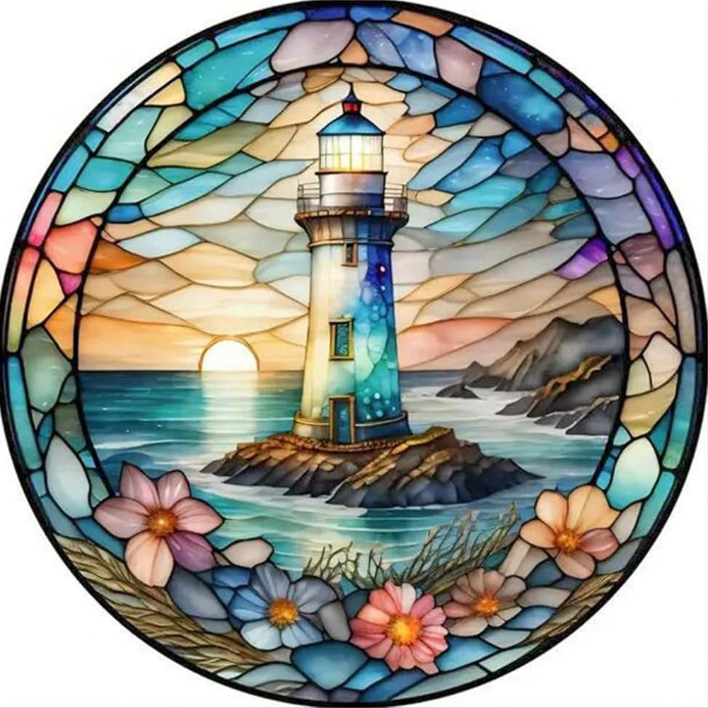 Flower-Full Round Diamond Painting-30x30cm