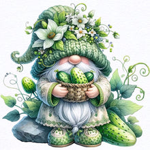 Load image into Gallery viewer, Fruit And Vegetable Gnome-Full Round Diamond Painting-30x30cm

