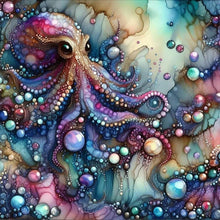 Load image into Gallery viewer, Octopus-Full Round Diamond Painting-40x40cm
