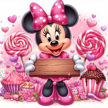 Load image into Gallery viewer, Mickey Mouse-Full Round Diamond Painting-40x40cm
