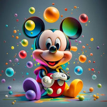 Load image into Gallery viewer, Mickey Mouse-Full Round Diamond Painting-40x40cm
