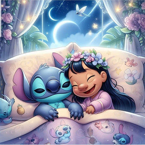 Stitch-Full Round Diamond Painting-30x30cm