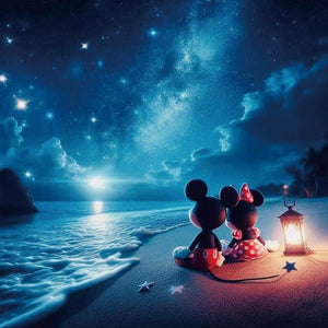 Disney Mickey Mouse-Full Round Diamond Painting-30x30cm