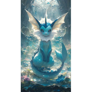 Pokemon-Full Round Diamond Painting-30x55cm