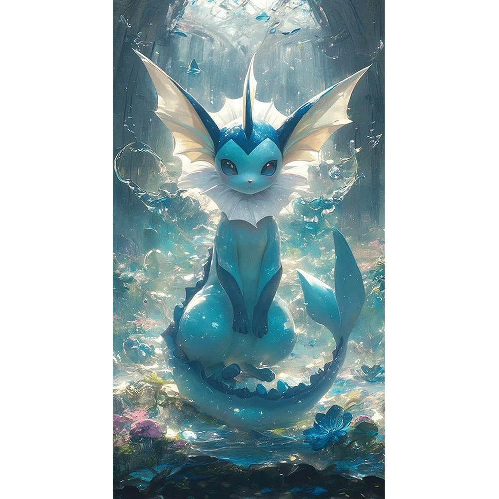 Pokemon-Full Round Diamond Painting-30x55cm